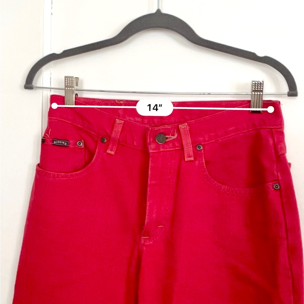 Vintage Riders Red Jeans - Picture 4 of 7